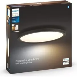 Philips Hue White Ambiance Aurelle Deckenleuchte sw + Dimmschalter • rund