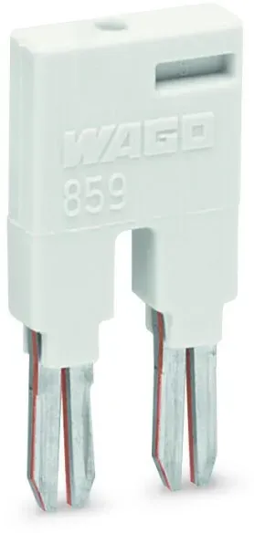 Wago Kammbrücker 859-402 grau 2fach isoliert