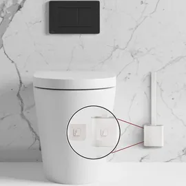 casativo WC-Bürste 2er Set Weiß/Grau