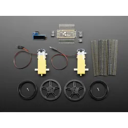 Adafruit Jetbot Teilepaket, DC Gearbox Motoren, TT Motor Wheels, Stepper, FeatherWing, 128x32 OLED