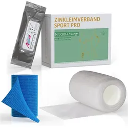 WRAP SPORT PRO Zinkleimverband mit CBD 1 St