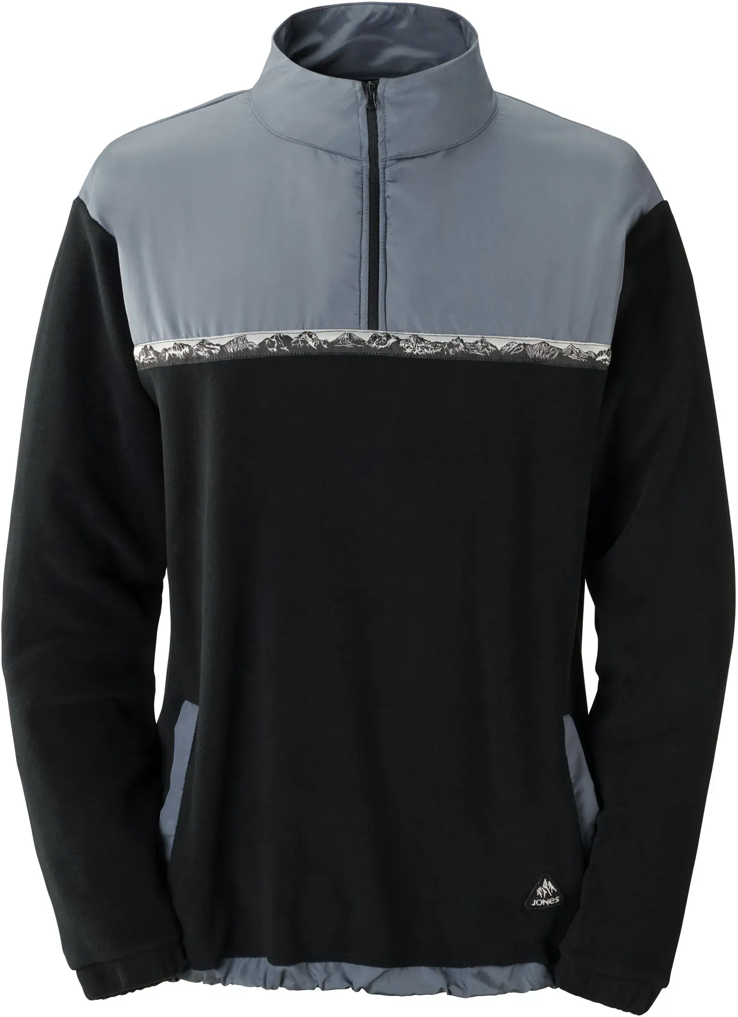 Jones Rec Fleece Half Zip Mid layer Fleece 25, Größe: S, Farbe: Stealth Black