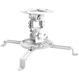 PureMounts PM-SPIDER-10W - Deckenhalterung für Beamer, max. 13,5 kg, weiß