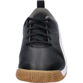 Puma Tenaz Jr Hallenschuh Kinder Schwarz/Weiß 33