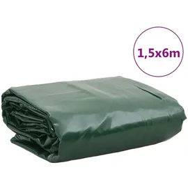 vidaXL Abdeckplane 1,5 x 6 m Grün