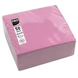 PROnappe Servietten rosa 2-lagig 10,0 x 10,0 cm 50 St.