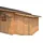 Palmako Anbauschuppen 3,1 m2 - 28 mm Braun