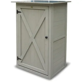 HABAU Gartenschrank Benno 76 x 56 x 117 cm Grau