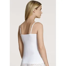 CALIDA Natural Comfort Lace Spaghettitop Weiß M