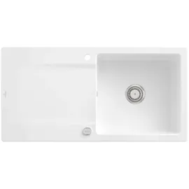 Villeroy & Boch Siluet 60 weiß alpin + Excenterbetätigung + Lochbohrungen