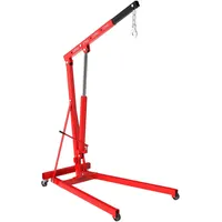 Wiltec Werkstattkran für Lasten bis 500 kg, Motorheber mit 830-1280 mm Hubarm, Lastkran Motorheber, Motorkran Schwerlastkran