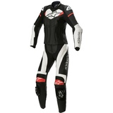 Alpinestars GP Plus 2tlg. Damen - Schwarz/Weiß/Neon-Rot - 48