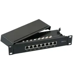 EFB-Elektronik Mini-Patch-Panel 8xRJ45S, Cat5e 1HE 37735.8