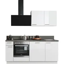 kochstation Küchenzeile KS-Scafa 200 cm weiß