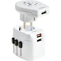 Vimar 0A32303B Universal-Reise-Adapter+USB weiß