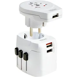 Vimar 0A32303B Universal-Reise-Adapter+USB weiß