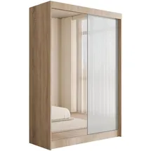 altdecor Schiebetürenschrank VESLI 150 x 215 x 61 cm Beige