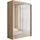 altdecor Schiebetürenschrank VESLI 150 x 215 x 61 cm Beige