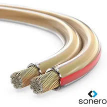 Sonero Lautsprecherkabel 2x1,5mm2, CCA 20,0m, transparent