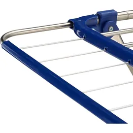 Relaxdays Wäscheständer ausziehbar 0 m silber