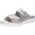 ROHDE Damen Pantolette Leder Klettverschluss Muster Wechselfußbett Abano 5224, Größe:42 EU,