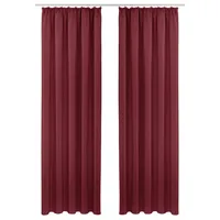 MY HOME Gardine MY HOME "SOLA" Gr. 4, rot