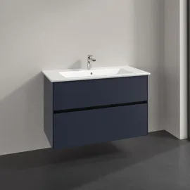 Villeroy & Boch Waschtischunterschrank 2 Auszüge 96,1 x 61 x 48 cm Marine Blue