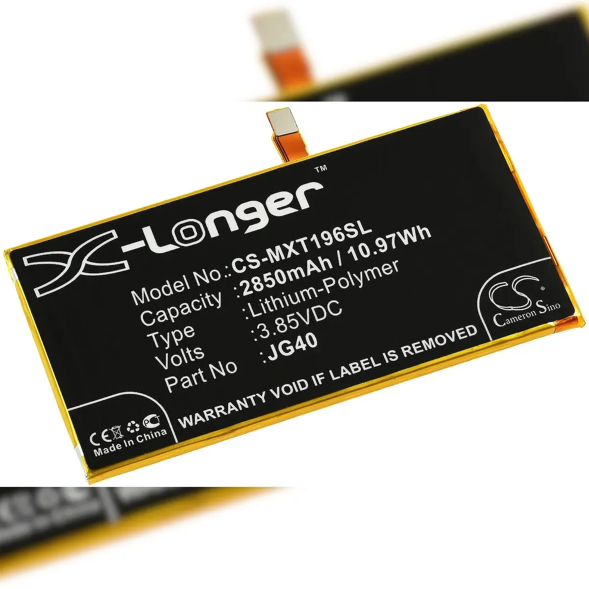 Powery Akku passend für Handy, Smartphone Motorola Moto G7 Plus / XT1965 / Typ JG40 u.a.