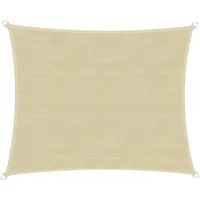 WINDHAGER Sonnensegel Capri, Rechteck 400cm Champagner,