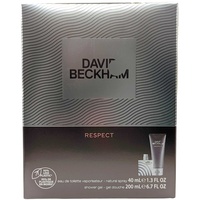 David Beckham Respect Eau de Toilette 40 ml + Shower Gel 200 ml Geschenkset