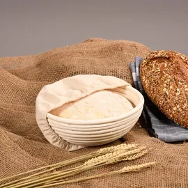 KESPER Gärkörbchen, Material: Rattan, Textilfutter (abnehmbar), Maße: Ø 22 cm, Farbe: Natur | 19630