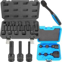 Kraft-Bit-Einsatz + Kraft Adaptersatz + Umschaltkn