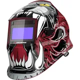 ARCCAPTAIN Schweißhelm Schweißmaske Automatischer Verdunkelung für TIG MIG ARC, 1/1/1/1 Top Optische Klarheit, Ultra-Leicht Schweißhelm Automatische Abdunkelung