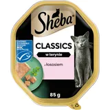 Sheba SHEBA® Classics mit Lachs - Katzennassfutter in Pastete