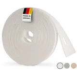 BAUHELD BAUHELD® 6m Rolladengurt 14mm [ Germany] - Gurtband für Rolladen Gurtwickler - Weiß - Weiß