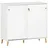 Lomadox SISAK-80 Büroschrank 100,1 x 92,6 x 41 weiß