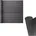 Sichtschutzmatte 90 x 500 cm grau PVC
