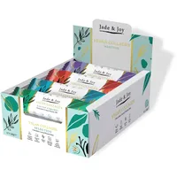 Jade & Joy Collagen Protein Riegel, 12 Riegel Auswahlbox, 15g Protein, 2,5g pflanzliches Kollagen, zuckerarm, ballaststoffreich, glutenfrei, milchfrei, 12x50g