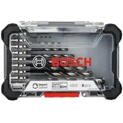 Bosch Impact Control HSS-Spiralbohrer-Set 8-teilig