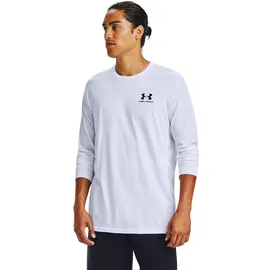 Under Armour Sportstyle Left Chest weiß M