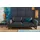 W.Schillig Couch 2,5-Sitzer schwarz