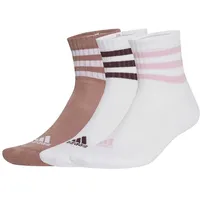 Adidas 3-Streifen Cushioned Sportswear Low-Cut Socken 3 Paar White