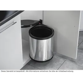 HAILO AS Mono 15 l edelstahl/schwarz
