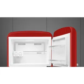 Smeg FAB50RRD5 Retro-Kühl-Gefrierkombination (400 l, 1921 mm hoch, Rot)