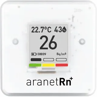 aranet Radon Plus Radon-Messgerät 0, 0, 0 - 4000, 50, 85 Bq/m3, °C, %