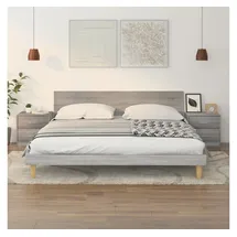 vidaXL Nachtschrank 40 x 30 x 40 cm Grau