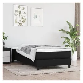 vidaXL Boxspringbett 100 x 200 cm Schwarz