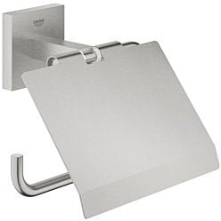 Preisvergleich Produktbild Grohe Start Cube Toilettenpapierhalter 41102DC0 Supersteel, mit Deckel