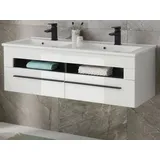furn.design Doppelwaschtisch 120 x 43 cm