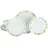 CreaTable Teller-Set Happy Birthday 12-tlg. bunt/weiß